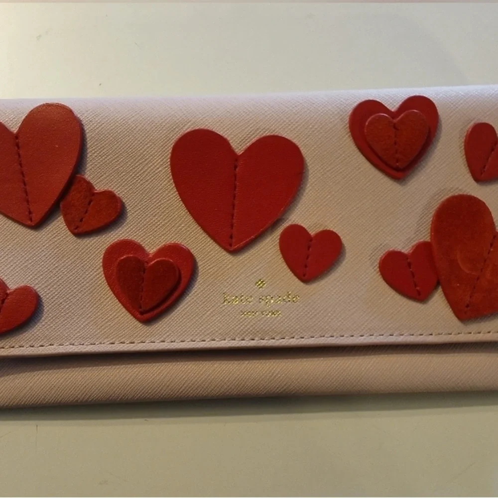 Kate Spade pink and red leather wallet. Rare and in great condition - Picture 5 of 15